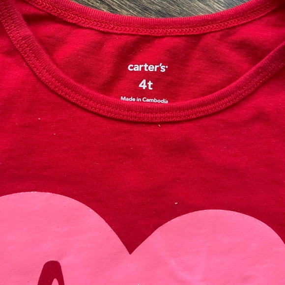 Valentine’s Day Shirt/ Heart Shirt - Worn Once - Picture 3 of 3